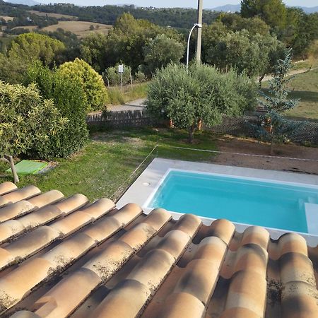 Willa Casa Familiar Con Piscina Llica d'Amunt Zewnętrze zdjęcie