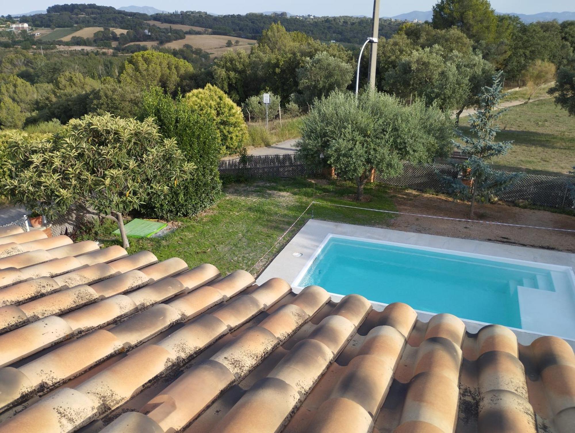 Willa Casa Familiar Con Piscina Llica d'Amunt Zewnętrze zdjęcie